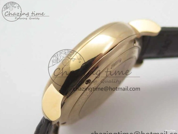 MIROTIME 0102 Efficient Portofino Chrono RG ZF 1:1 Best Edition White Dial on Brown Leather Strap A 7151